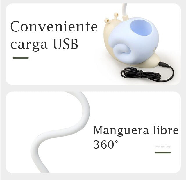 LAMPARA USB FIGURA CARACOL