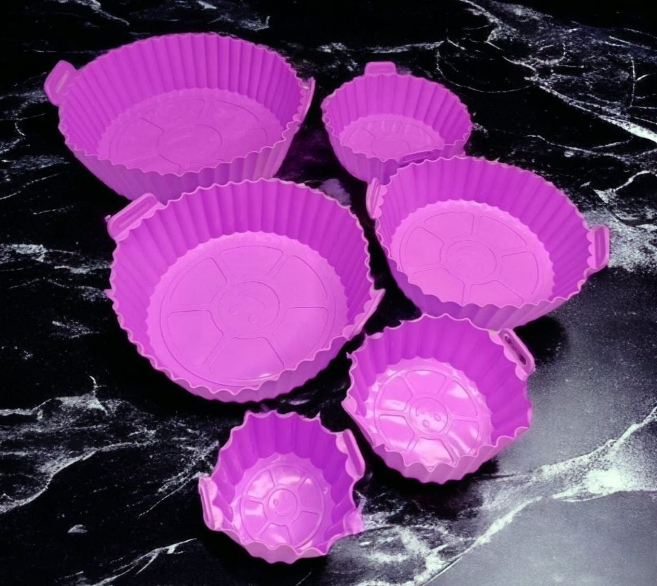 molde de silicona para air fryer X 6 Und
